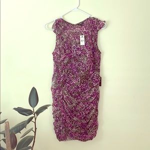 Express ruffle mini dress